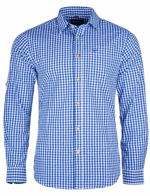 Produktbild von Trachtenhemd 951 blau XXL
