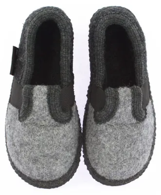 Produktbild von Beck Uni Kinder Bobby Hausschuhe, Grau, 35 EU