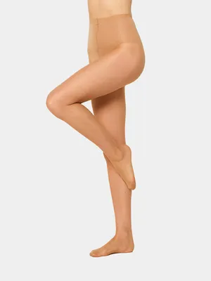 Image de NUR DIE Collants fins Seidenfein In Shape 15 DEN Collants - ambre - Taille 38-40