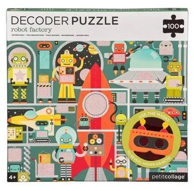 Produktbild von Decoder Puzzle Roboter (Kinderpuzzle)