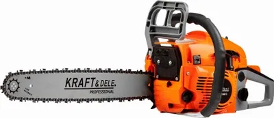 Produktbild von KRAFT&DELE | Benzin Kettensäge 5,7 PS +2 Schwert 16"/18" 2 Ketten + Ersatzstarter | Motorkettensäge Motorsäge Gartensäge