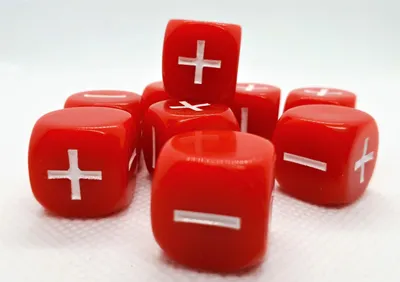 Produktbild von Würfelset: Fate/Fudge Red (12)