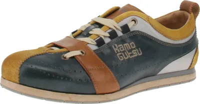 Produktbild von Kamo-Gutsu TIFO-017 - Herren Freizeitschuhe - Giallo-Navy, Größe:44 EU