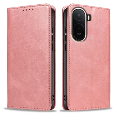 Produktbild von Handyhülle für Xiaomi Redmi A7 Pro Kunstleder Flip Cover Hülle Handytasche Case Kartenfach Farbe: Rosa