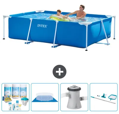 Produktbild von Rechteckiger Frame Pool - 260x160x65 cm - 5-teilig S20827