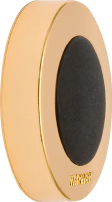 Produktbild von WAGNER Türstopper SCREW OR GLUE / Schrauben oder Kleben - Ø 40 x 10 mm, Metall Goldoptik, Kautschuk schwarz - 15513711