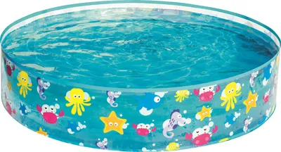 Produktbild von Bestway® Fill 'N Fun™ Planschbecken Aquatic, Ø 122 x 25 cm