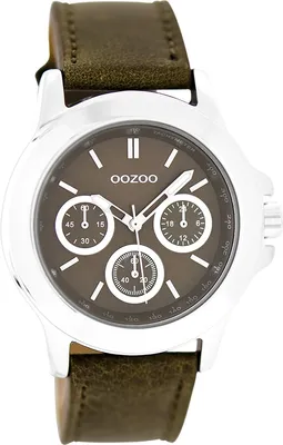Produktbild von Oozoo Armbanduhr braun Leder Timepieces Damen Analog-Quarzuhr UOC6187A