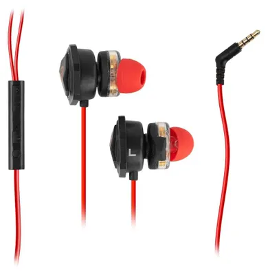 Imagen del producto de Auriculares intrauditivos con sonido estéreo, micrófono integrado, color , para