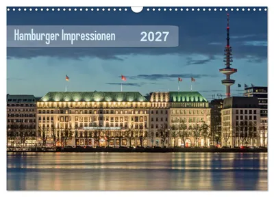 Produktbild von Hamburger Impressionen 2027 (Wandkalender 2027 DIN A3 quer), CALVENDO Monatskalender
