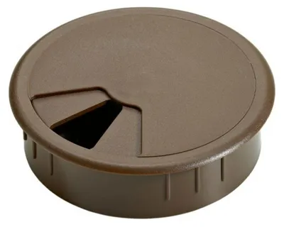 Produktbild von Hettich Kabeldurchlass, ø 60 mm, braun