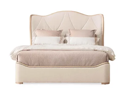Produktbild von Bett Polster Design Luxus Doppel Hotel Betten Schlaf Zimmer Holz Neu 180x200cm