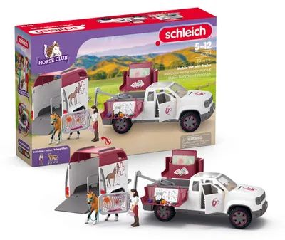 Produktbild von schleich HORSE CLUB Mobile Tierärztin mit Anhänger, Tier, Horses, 5 Jahr(e), Mehrfarbig