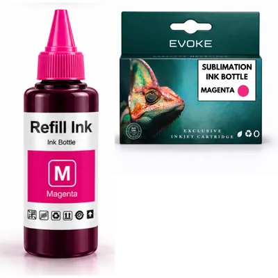 Image de Encre de sublimation Magenta, 100 ml – Encre de sublimation pour imprimantes Epson