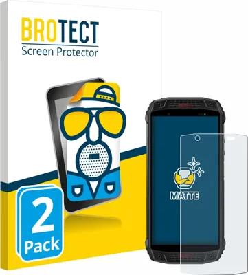 Produktbild von 2x BROTECT Schutzfolie für Ulefone Armor 15 Displayschutz Displayschutzfolie Folie Matt Entspiegelungsfolie
