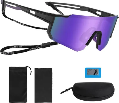 Productafbeelding van Sportbril - Fietsbril - Outdoor sport - Gepolariseerde glazen - UV400 bescherming - Uniseks