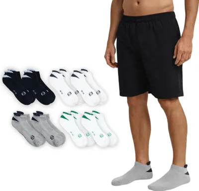 Produktbild von Sergio Tacchini Herren Sneaker Socken 8 Paar - Premium Baumwollmix