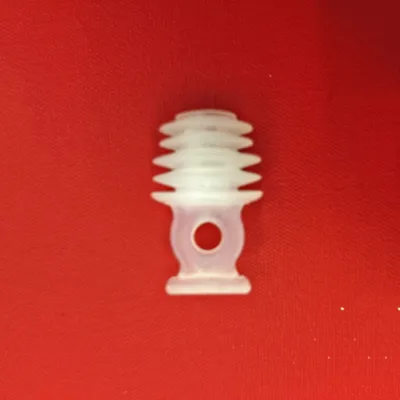 Produktbild von 25 Stück Endstopfen Endfeststeller für 12 mm Bohrlöcher Feststeller für Gardinenschienen Vorhangschienen transparent