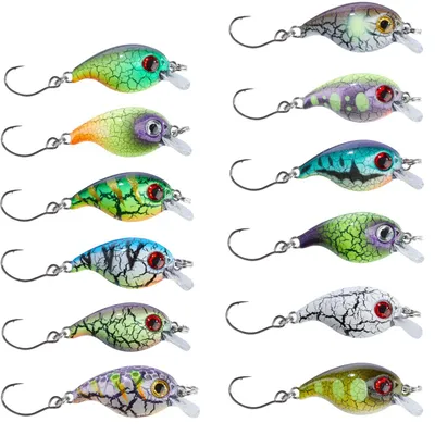 Produktbild von Balzer Trout Attack Crank Wobbler Thunder 3cm 2g - Forellenwobbler, Farbe:Grün-Lila-Gelb