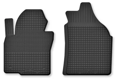 Image de Tapis avant en caoutchouc pour Kia Sorento III 2015- – 2 pièces, noirs, semi-universel, adapté