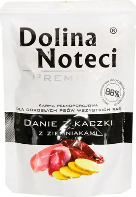 Produktbild von Nassfutter Dolina Noteci Premium Ente Kartoffeln 100 g