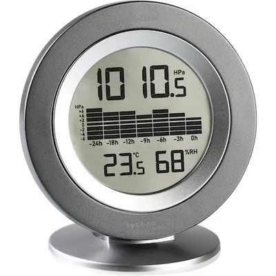Produktbild von Thermo-Hygrometer, Barometer, Funkwetterstation innen, MA10238, Übertragung der Daten auf das Smartphone, Luftdruckmesser mit Historie