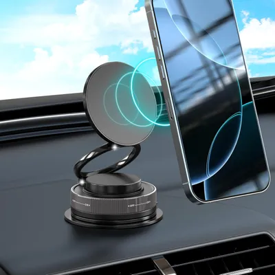 Image de Support magnétique pour téléphone de voiture, rotation à 360°, 20 aimants, pour la navigation