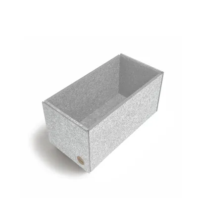Produktbild von Aufbewahrungsbox CLEAN Filz 36,5 x 18 x 20 cm ohne Deckel in hellgrau meliert