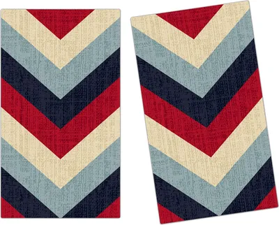 Produktbild von Spritzschutz Herdabdeckplatte Schneidebrett aus Glas Buntes Muster 2-Teilig (60x52cm)