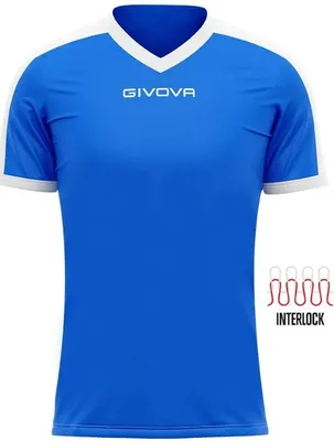 Produktbild von Sport-T-Shirt Givova Revolution Royal-Weiß Blau - 3XL