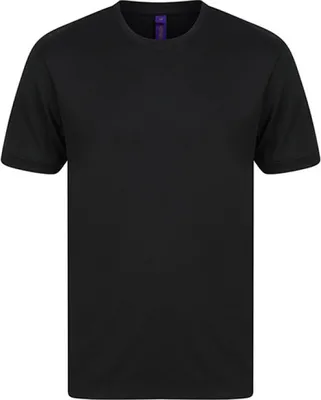Image de Henbury H024 | HiCool® Performance T-Shirt - Couleur : Black - Taille : XL