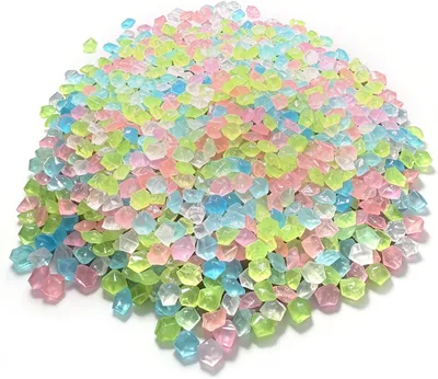 Produktbild von Stück Leuchtender Sandkies - Nachtleuchtsteine, Fluoreszierende Kieselsteine 3-5 mm/150g - Perfekt für Aquarium, Garten-Dekoration & Aquascape