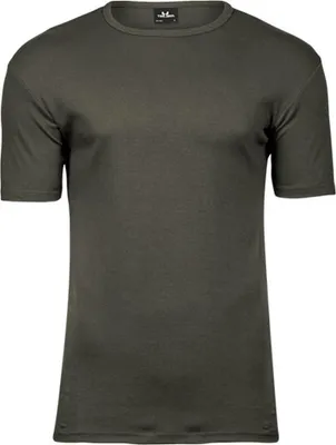 Immagine prodotto di Tee Jays 520 | Maglietta Interlock Bodyfit Uomo - Colore: Verde intenso - Taglia: XL