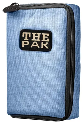 Produktbild von Karella Darttasche PAK original, Jeans, blau, Platz für Darts und Zubehör, Perfekter Schutz, Dartcase, Tasche für Darts