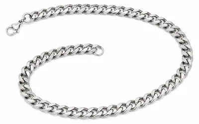 Zdjęcie produktu dla Łańcuszek męski pancerka stal chirurgiczna 6mm 50cm