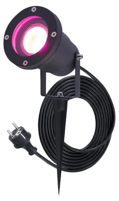 Produktbild von hoftronicsmart Smart Gartenstrahler 5,5W 345lm RGBWW IP65 Schwarz