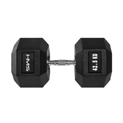 Produktbild von HMS Hexagonal 42,5 kg Schwarz Einhandhantel