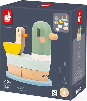 Obrázok produktu pre Janod Sweet Cocoon - Stapelturm-Ente