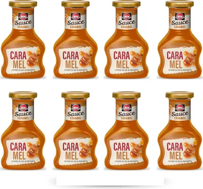 Immagine prodotto di Salsa al caramello Schwartau Salsa da dessert indulgente 125ml confezione da 8 pezzi