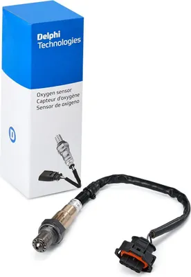Produktbild von DELPHI Lambdasonde für OPEL ZAFIRA B (A05) nach-Kat Beheizt 640mm ES21286-12B1