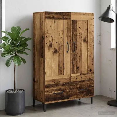 Obrázek produktu pro vidaXL Vysoká komoda, barva Altholz, 70 x 31 x 115 cm, materiál: dřevovláknitá deska