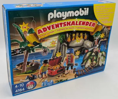 Produktbild von PLAYMOBIL Advent Calendar Pirates Treasure Cove 4164 , 4 Jahr(e), 10 Jahr(e)