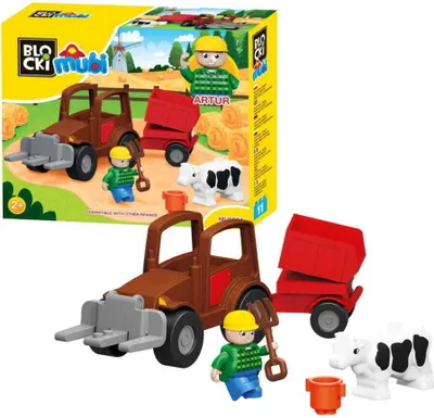 Produktbild von MUBI BLOCKI Bausteine - Große Abenteuer - Bauernhof MU5004