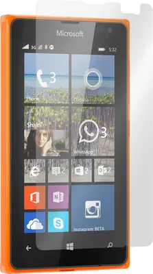 Produktbild von 8er-Pack PhoneNatic Displayschutzfolien klar  kompatibel mit Microsoft Lumia 532