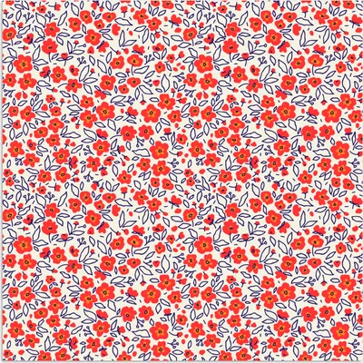 Produktbild von MuchoWow® Poster Blumen - Rot - Illustration 100x100 cm - Babyzimmer