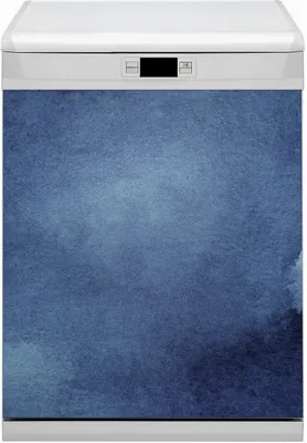 Produktbild von Küche Magnet für Spülmaschine  Abwaschbar 60x80 cm Geschirrspüle  - Blau Abstract