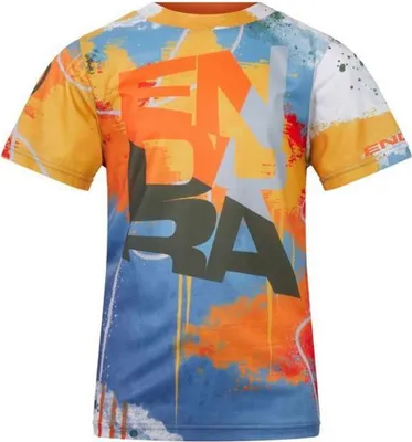 Image de Maillot de cyclisme Endura SingleTrack Core pour enfants Moutarde : 152 Taille : 152
