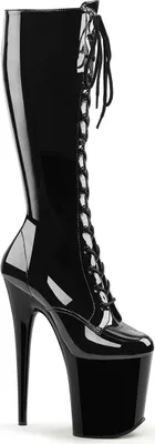 Produktbild von FLAMINGO-2023 Damen Boots von Pleaser, Schwarz Glanz , EU 40, US 10