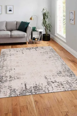Produktbild von Conceptum Hypnose, Lynosse P1020 - Grey, Teppich, Grau, 80 x 150 cm