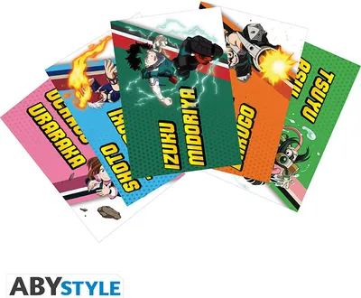 Produktbild von MY HERO ACADEMIA - Postcards - Set 1 (14,8x10,5)